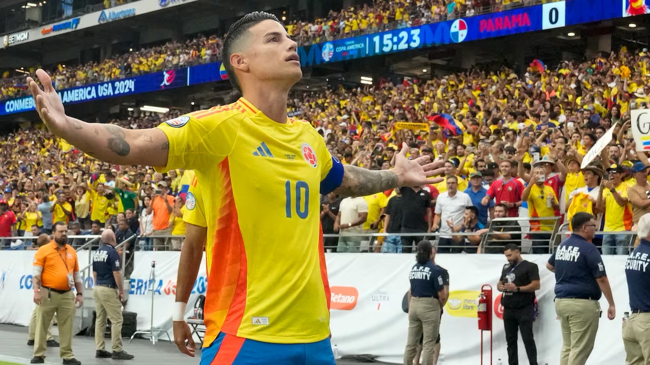 James Rodríguez: timonel de Colombia en la Copa América