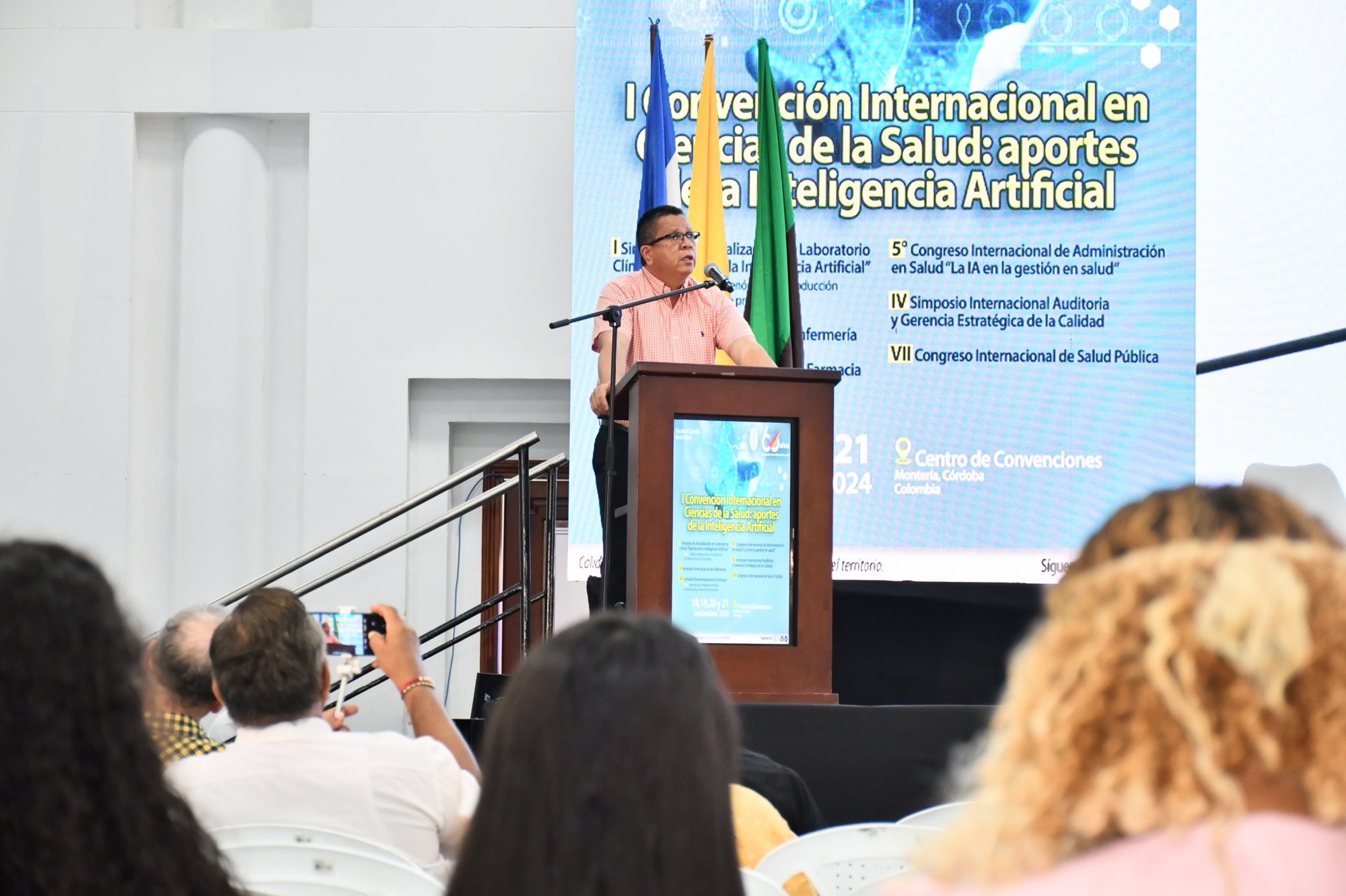 Primera Convención Internacional en Ciencias de la Salud, centrada en el aporte de la Inteligencia Artificial, inició hoy en Montería