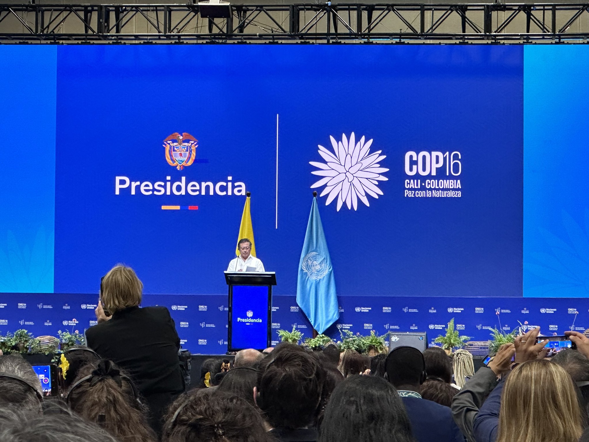 COP16 histórica: Con un gran acto inaugural Colombia recibe al mundo